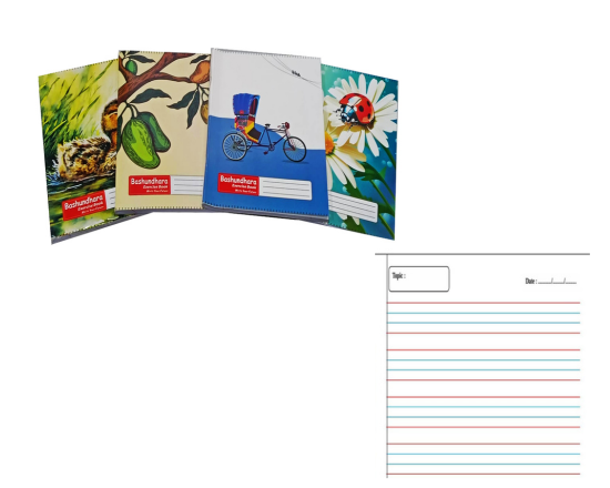 Bashundhara Mini Exercise Book (English-ইংরেজি) 124 pages ,C-