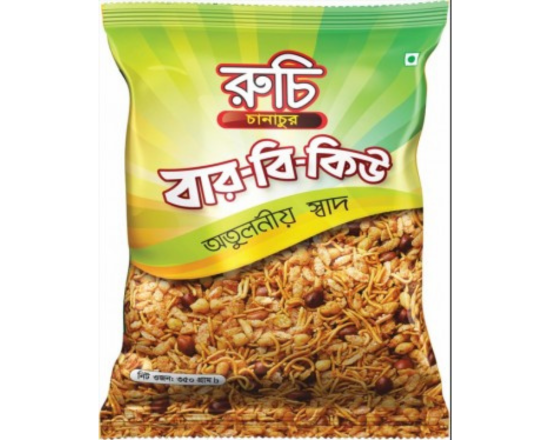 Ruchi Bbq Chanachur 300g-রুচি বারবিকিউ চানাচুর ,-9809-100