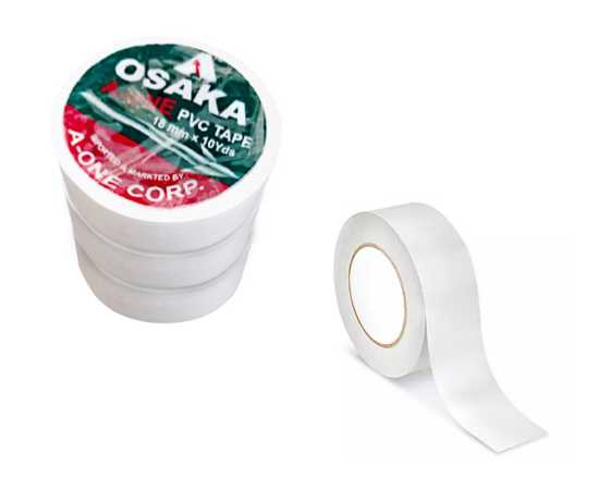 Osaka cost tape (White ) 18mmx10Yds 1pc, -5155-20